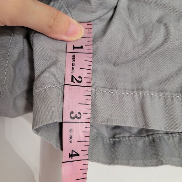 J. Crew Chino 100% Cotton Broken-In Gray Shorts - Picture 7 of 9